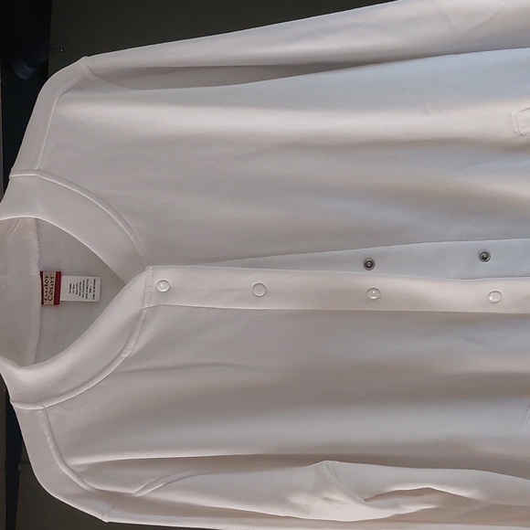 White Fleece Sweat Shirt Sz L NWOT. - Picture 3 of 10